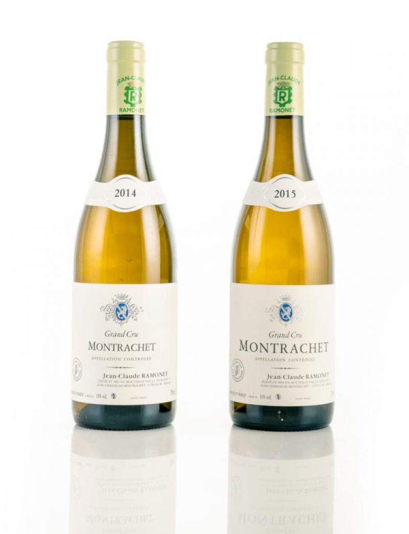 Lots 787-788: 1 bottle each 2014-2015 Ramonet Montrachet
